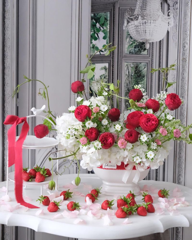 Strawberry Tower Centerpiece