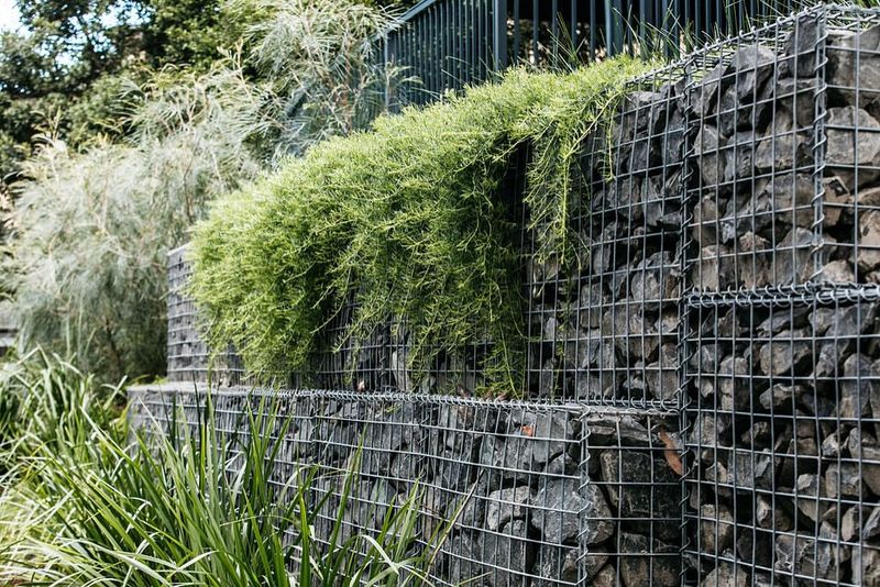 Mountain-Inspired Retaining Walls