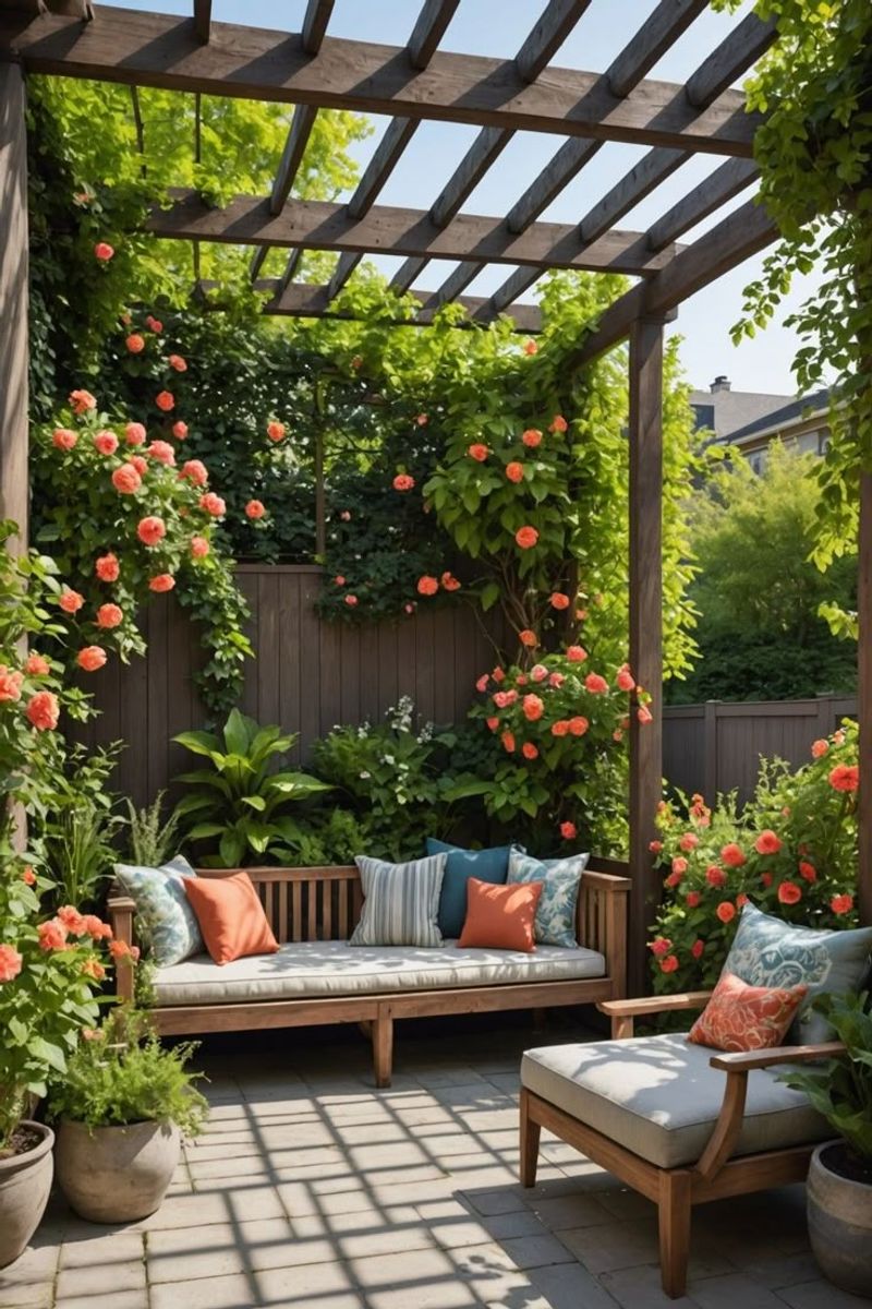 Climbing Vine Pergola