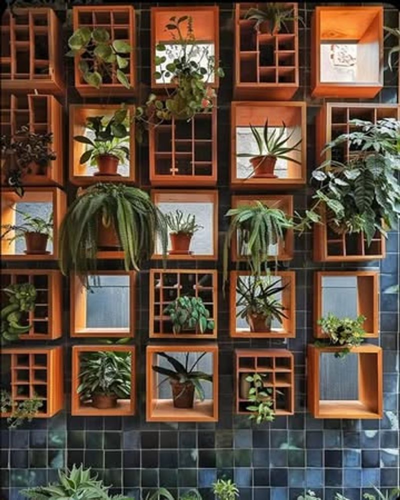 Vertical Tile Planting Grids