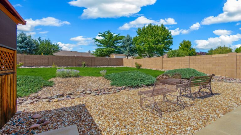 gravel patio arizona yard