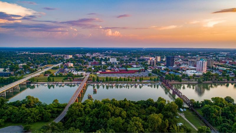 Augusta's Riverside Magnolias And Sorghum Fields