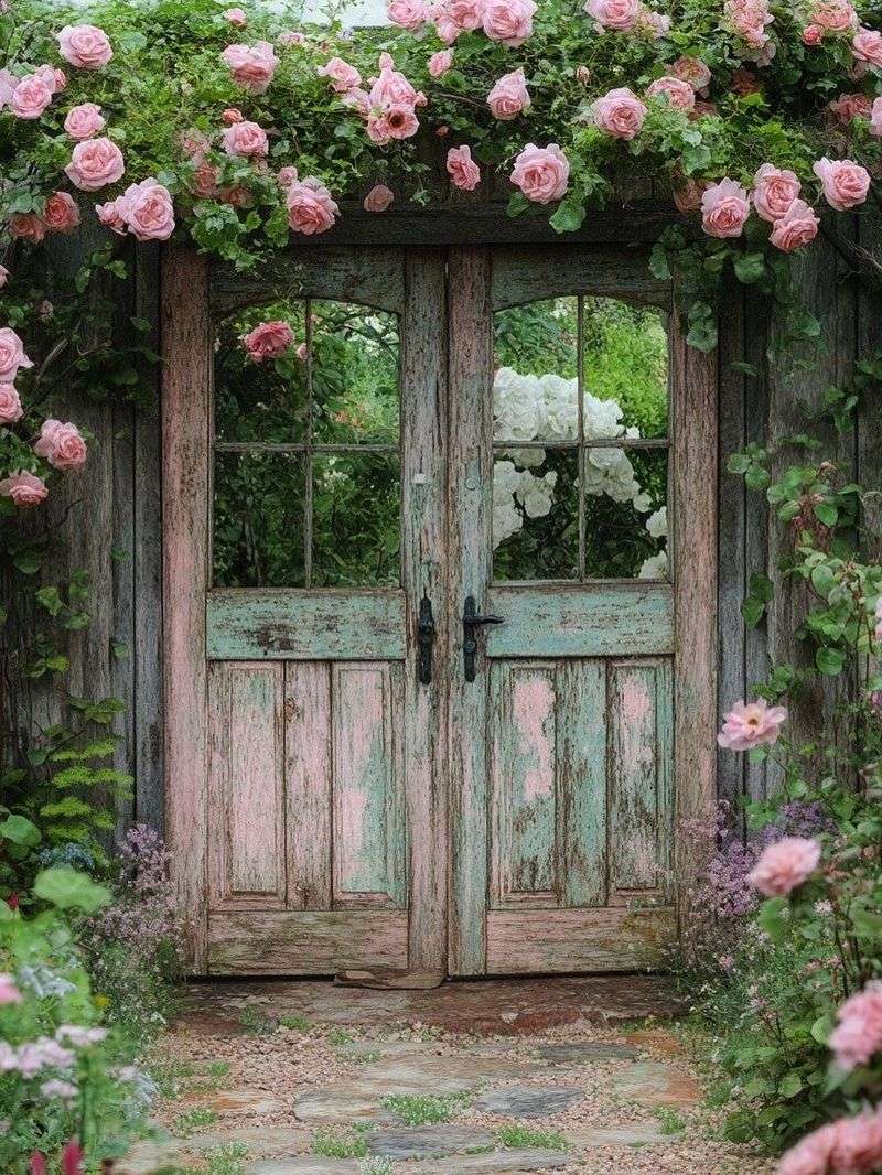 Repurposed Victorian Garden Structures