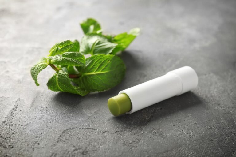 lemon balm homemade lip balm