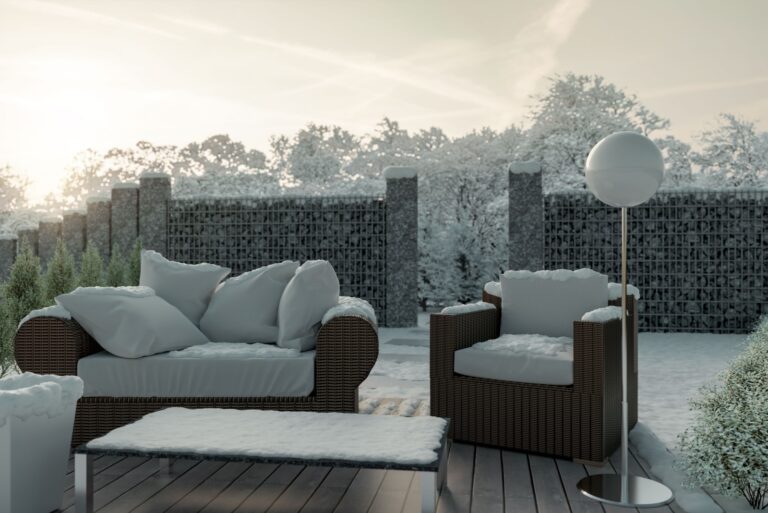outdoor furniture winter