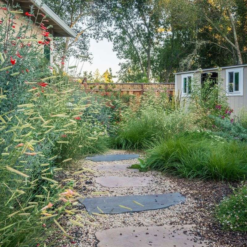 Frame Pathways With Low-Growing Bloomers