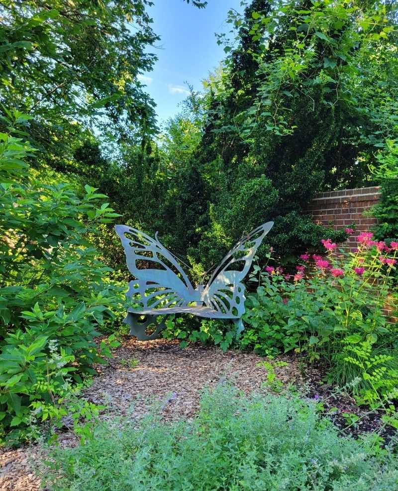 Butterfly Bench Sitting