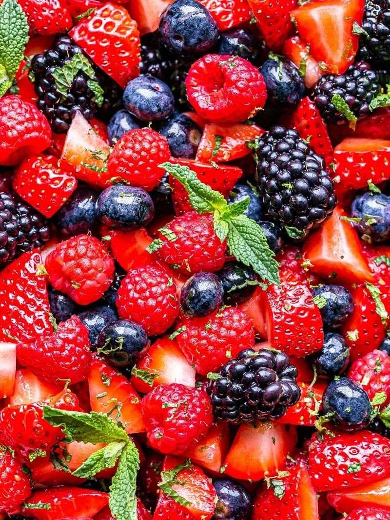 Berries Signaling Summer Garden Abundance