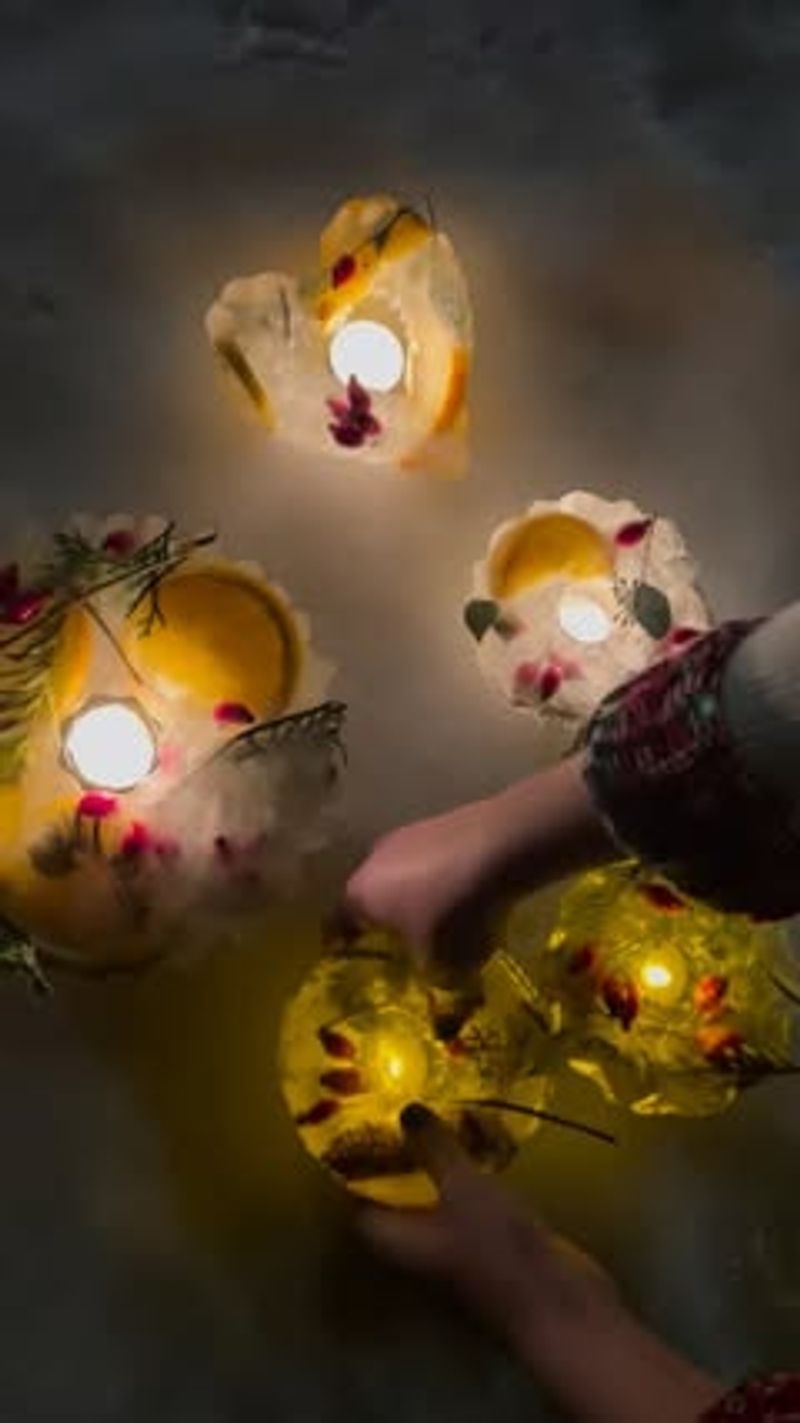 Craft Ice Bowls For Floating Candles