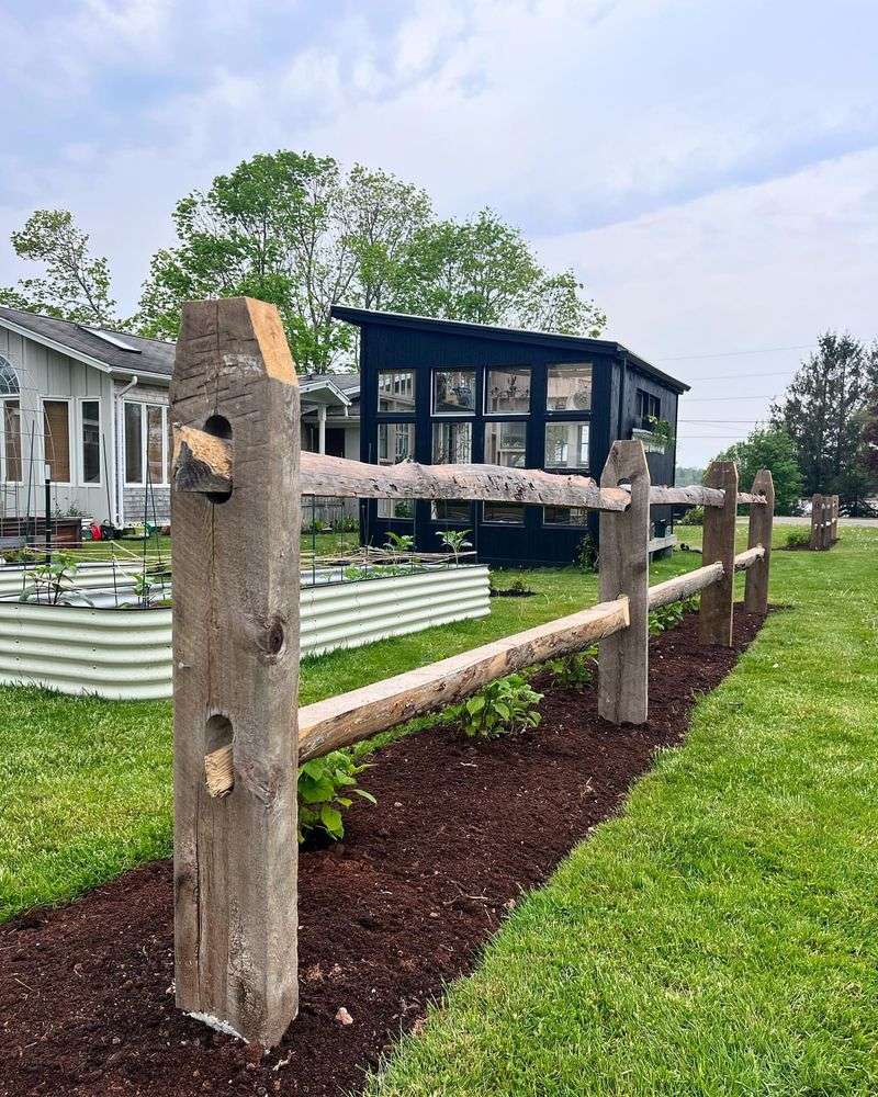 Rustic Split Rail