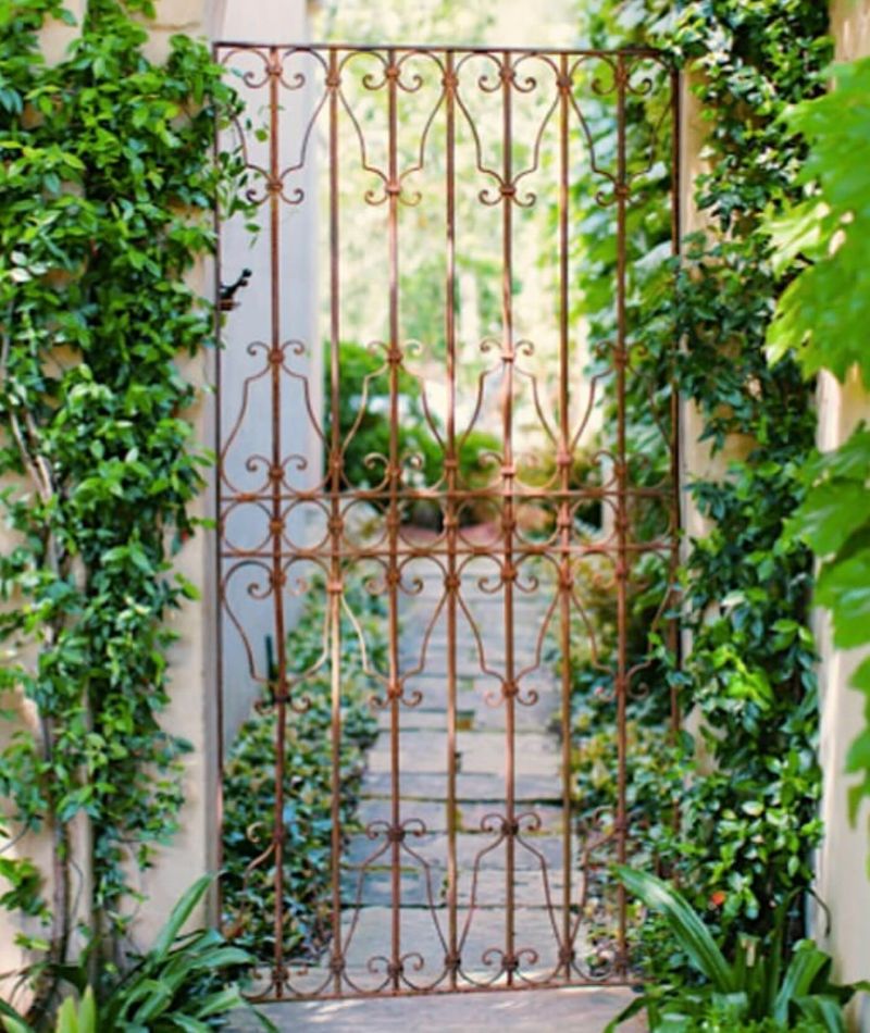 Vintage Iron Gate Trellis