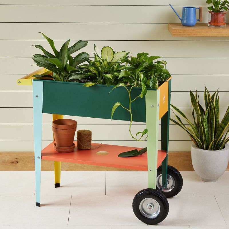 Movable Garden On Wheels