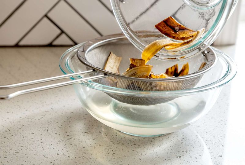Bloom-Boosting Banana Peel Tea