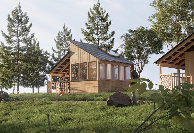 Cedar Slatted Retreat