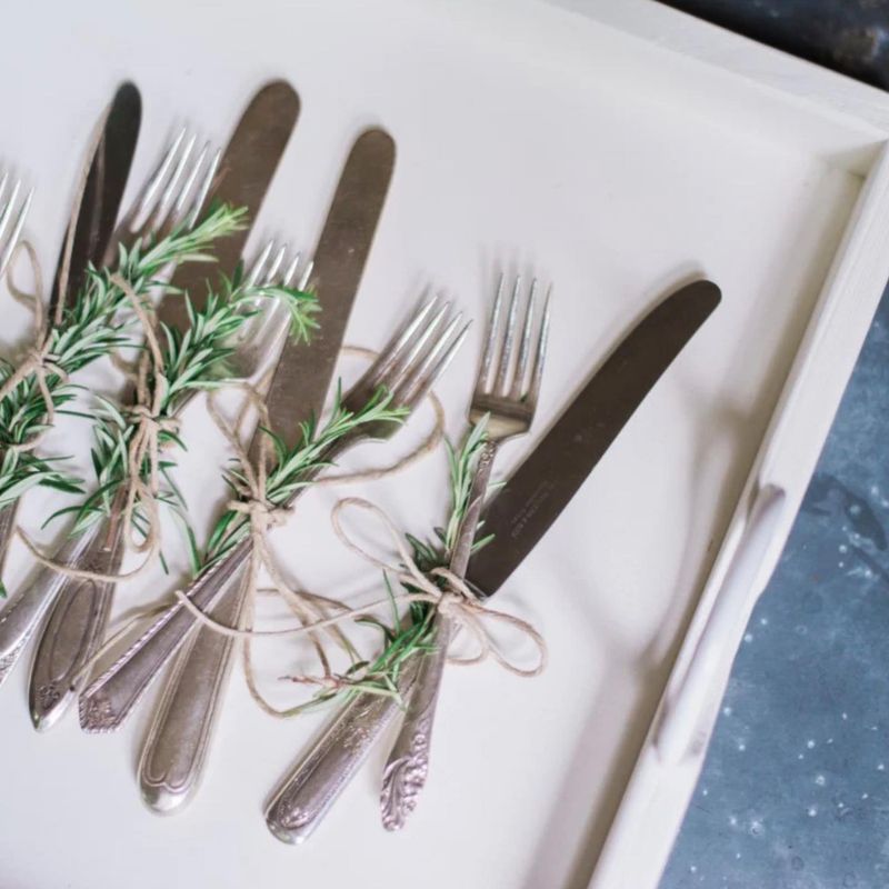 Rosemary Sprigs That Add Height And Fragrance