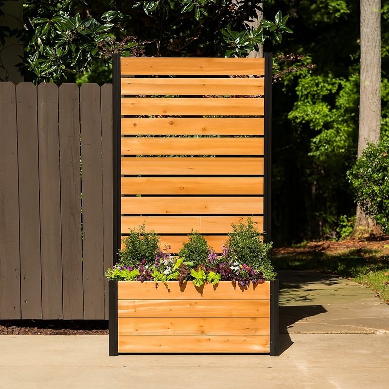 Movable Privacy Planters
