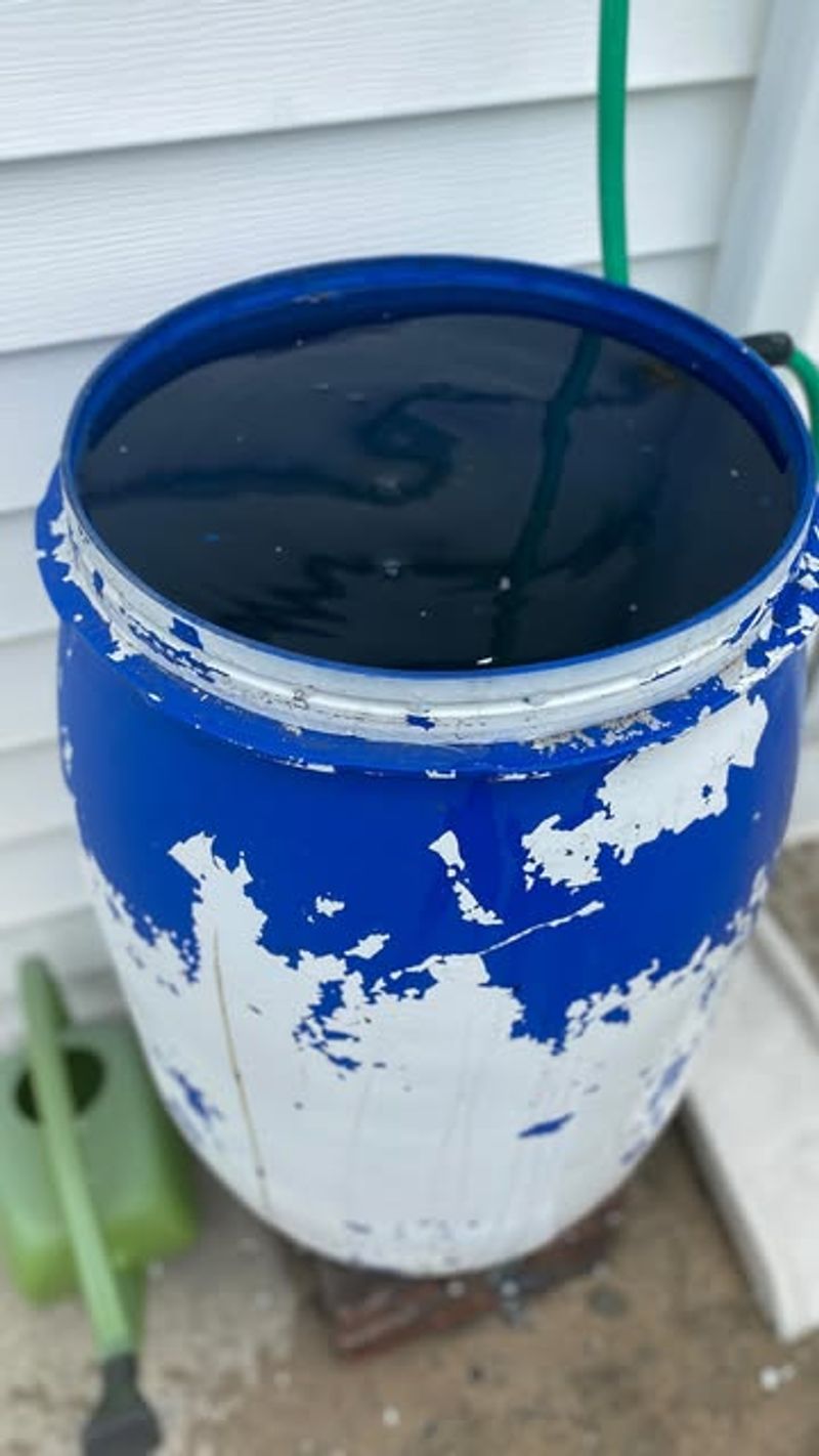 Empty And Clean Rain Barrels