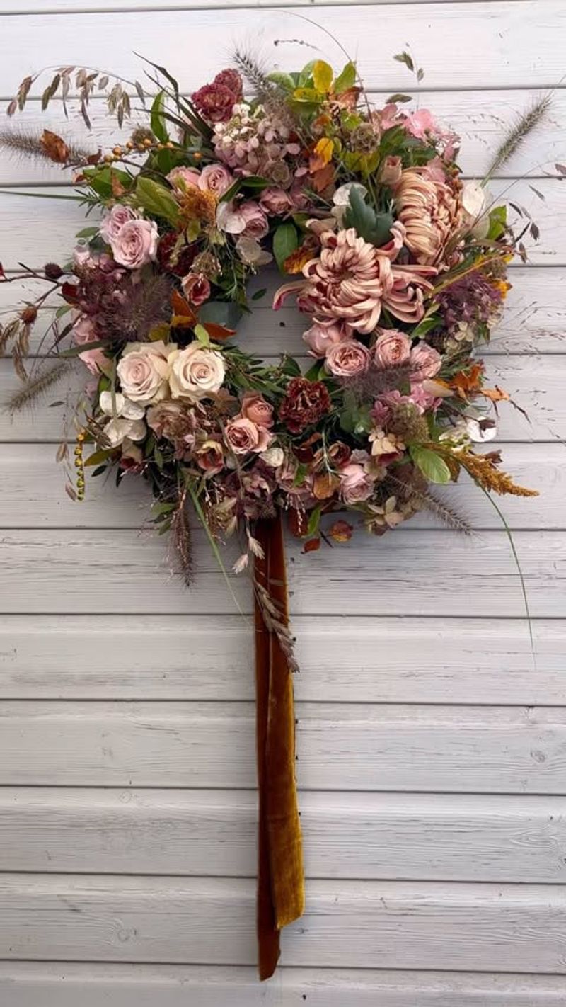 Drummond Phlox Candle Wreaths