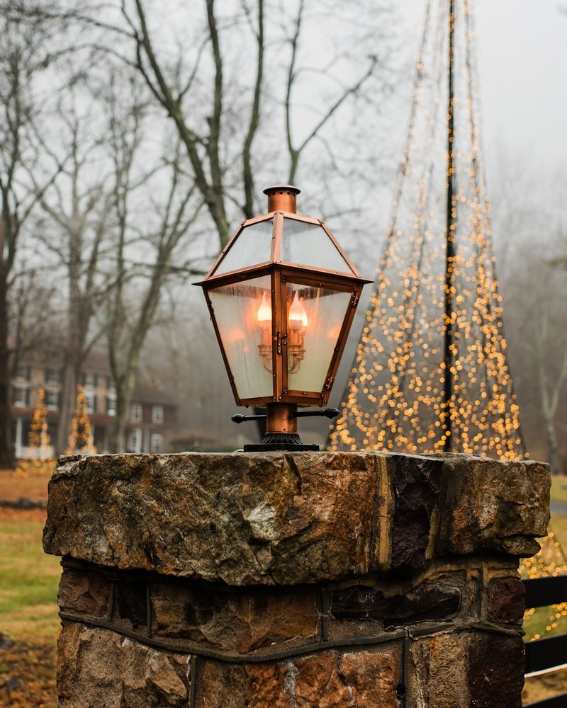 Copper Paint Dipped Lanterns