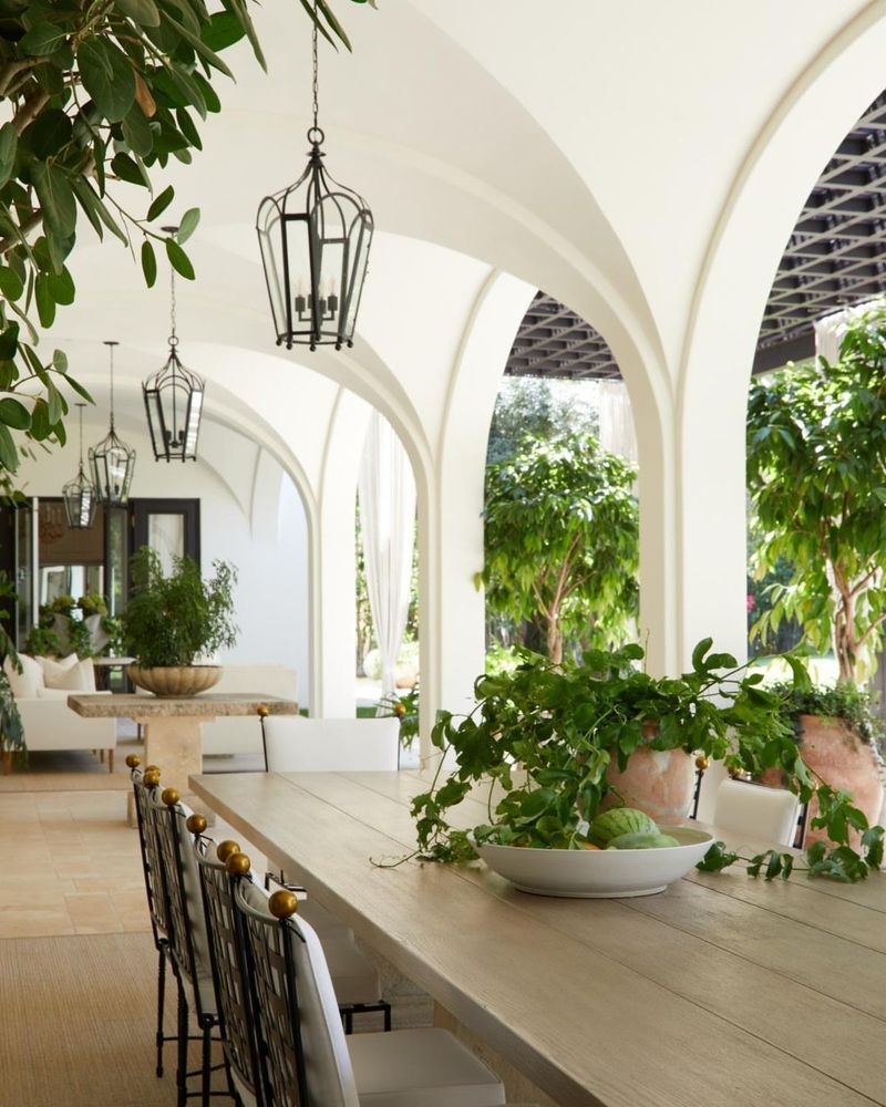 Mediterranean Stone Arches