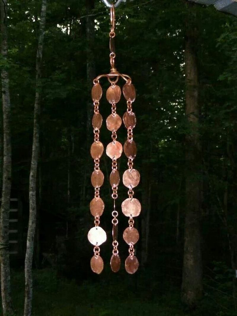 Subway Token Wind Chimes