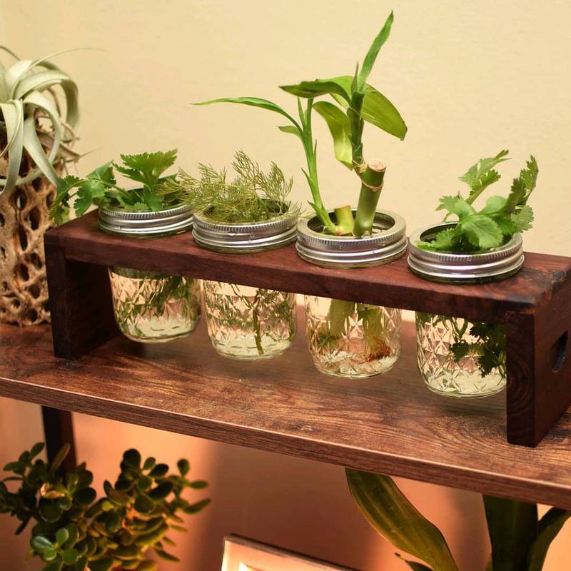 Mason Jar Wall Mounts for Modern Minimalists