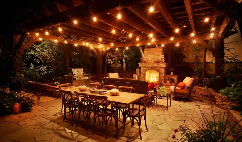 Strategic String Light Canopies