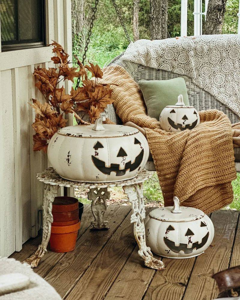 Cider Press Pumpkin Vignettes