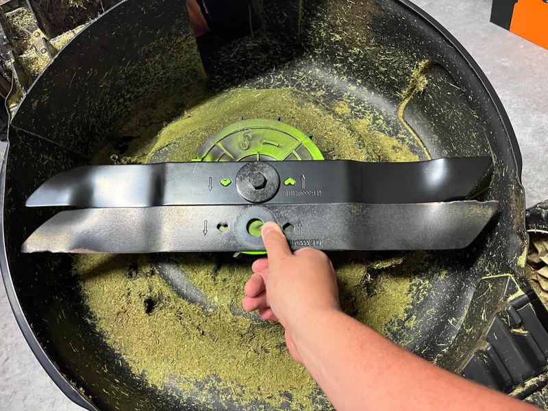 Using Dull Mower Blades