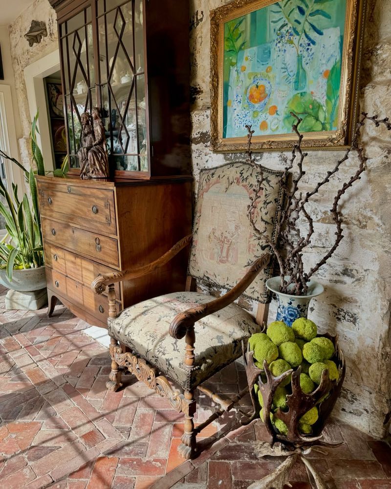 Osage Orange Display For Shelves