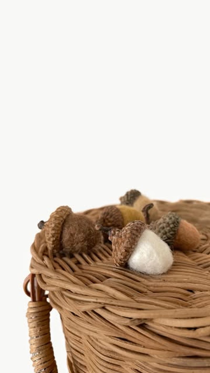 Acorn Cap Candle Holders