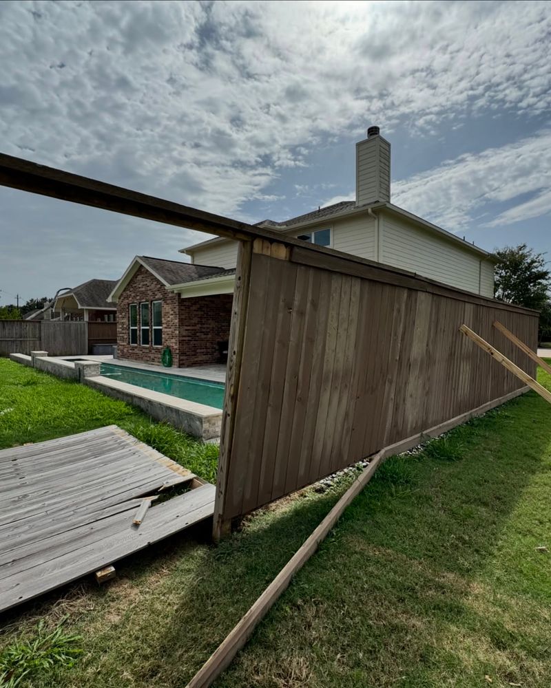 Straighten Leaning Posts With Temporary Braces