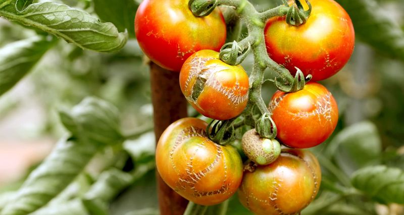 Cracked Tomato Fruits