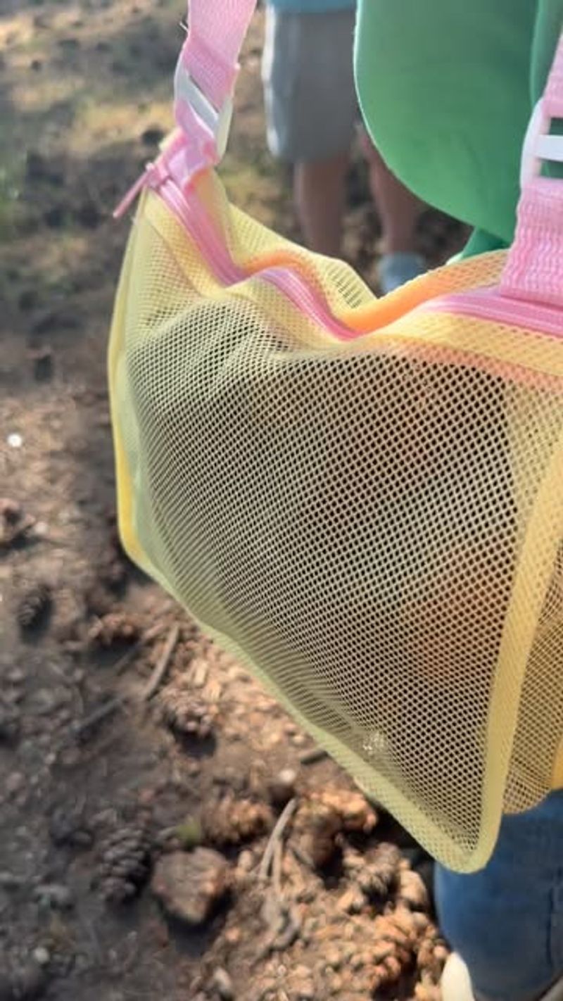 Hanging Mesh Bags For Beach Toy Collection