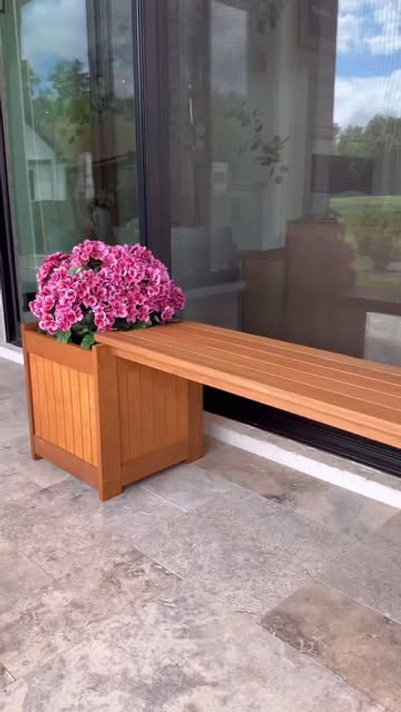 Convertible Bench-Planter Combos