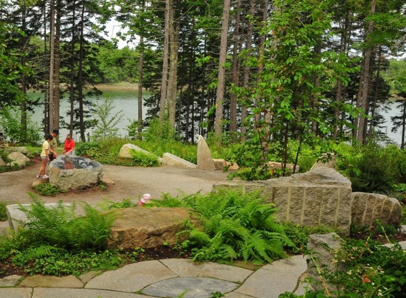 Meditation Garden's Stone Circle