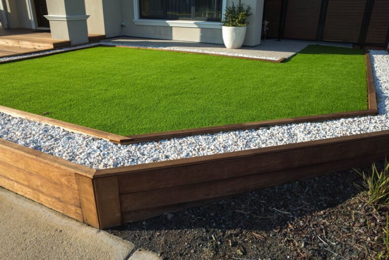 Artificial grass lawn