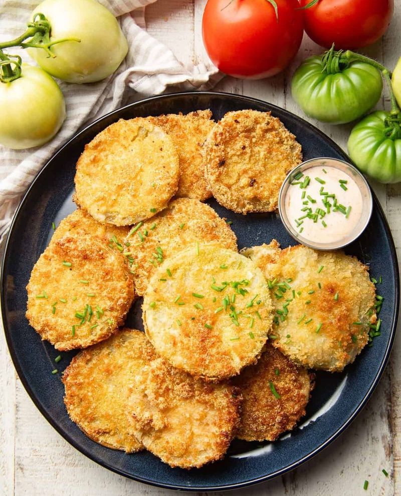 Tangy Fried Green Tomatoes