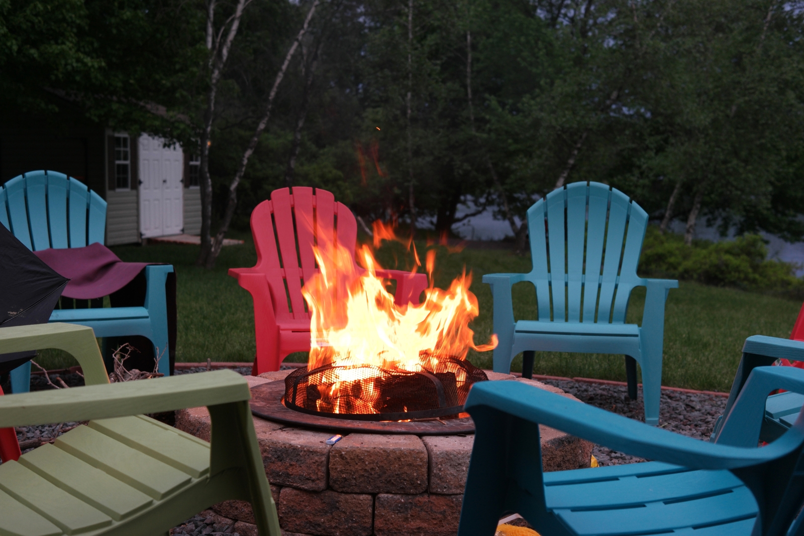 outdoor fire pit