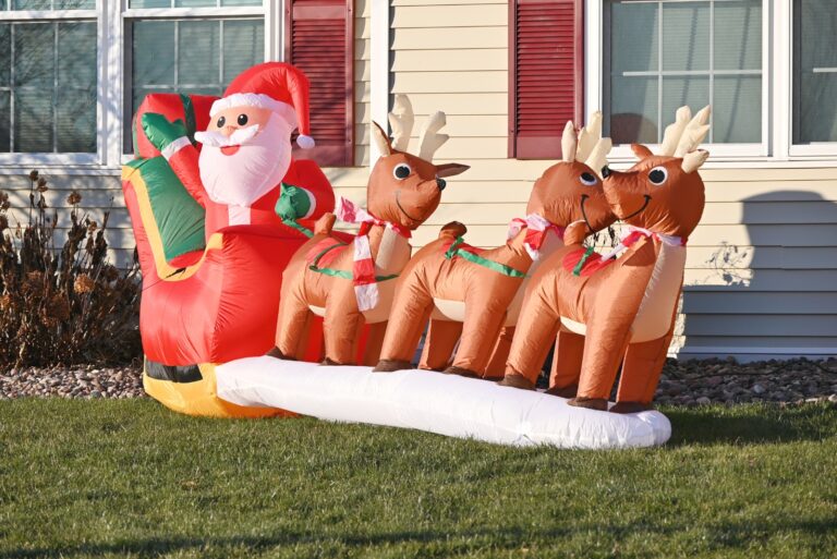 inflatable christmas decor