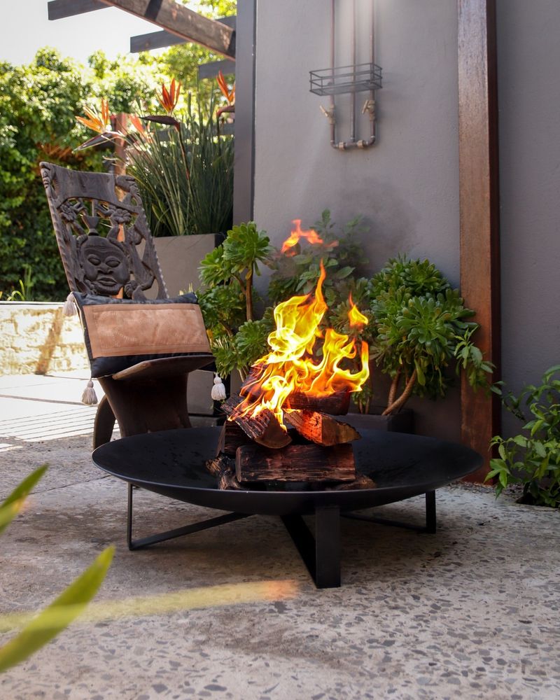 Outdoor Wood-Burning Fire Pits