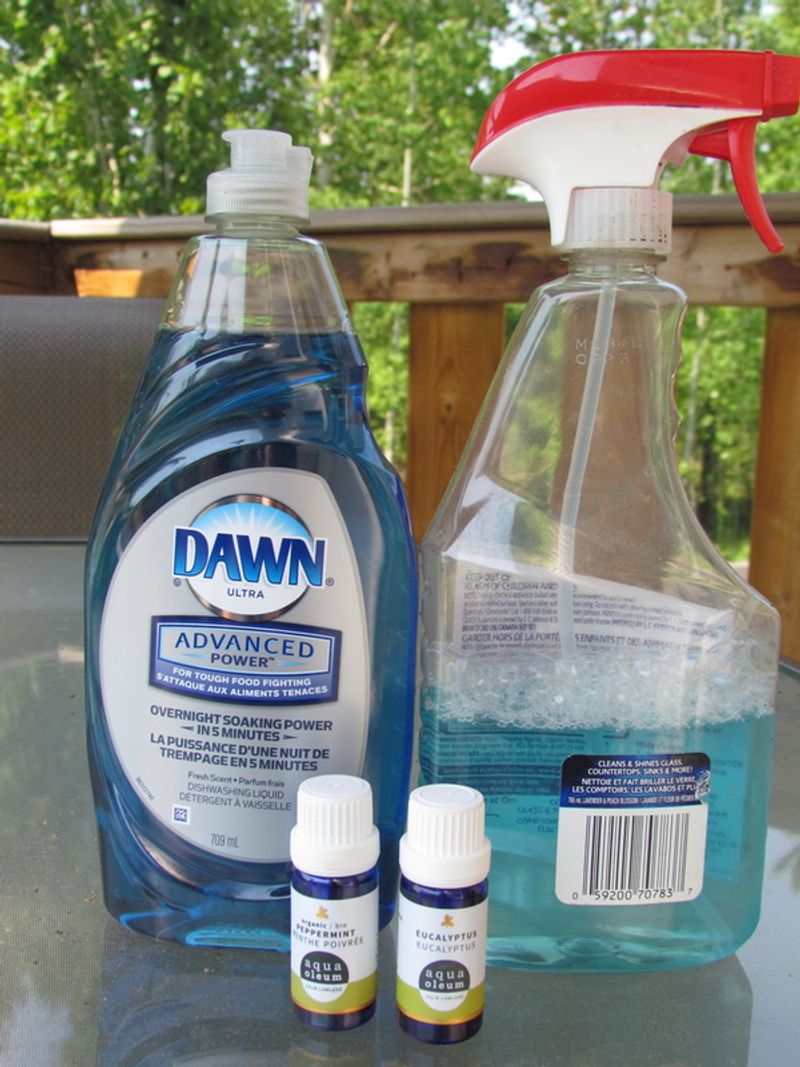 Apply Essential Oil Blends To Table Edges
