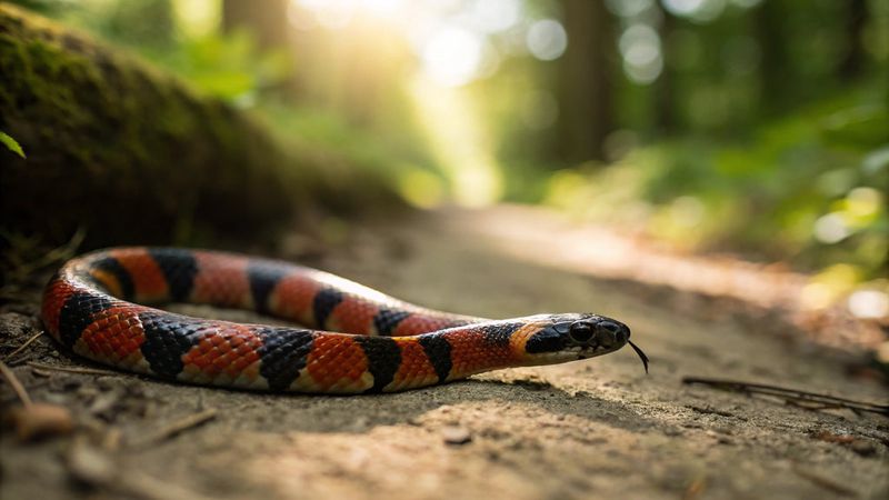 Coral Snakes Hiding In Ground Cover