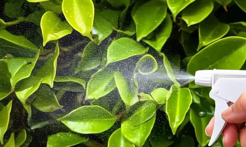 Spray Bottle Technique For Delicate Plants