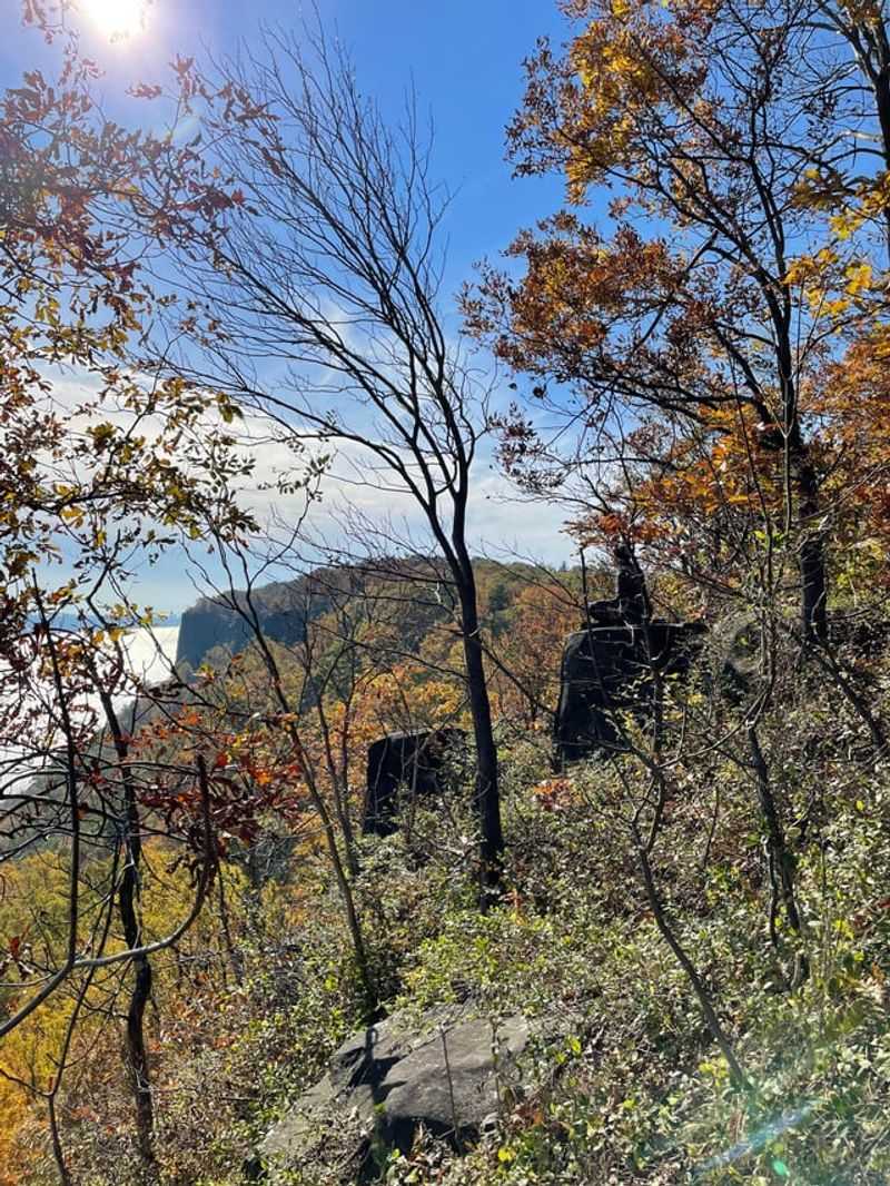 Ancient Cliffs At Palisades Interstate Park