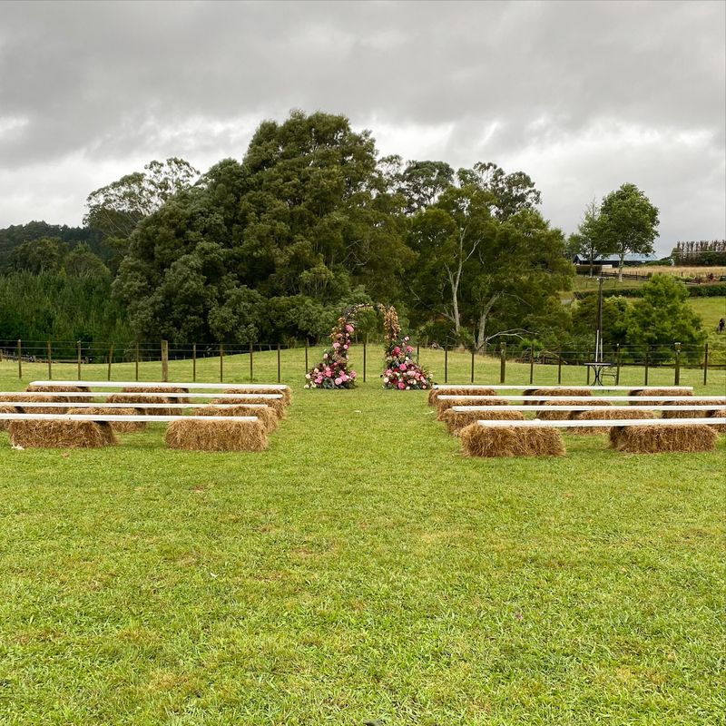 Hay Bale Seating