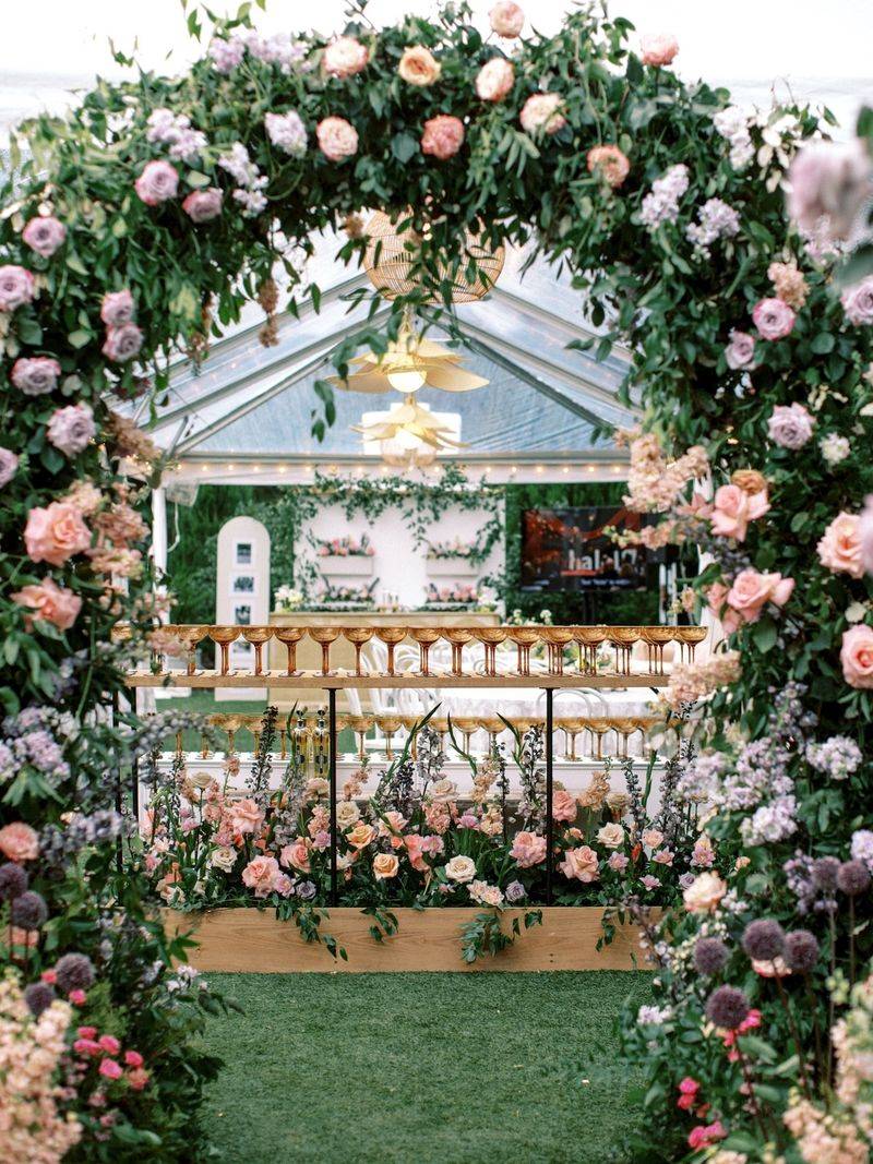 Rose-Covered Arches In Jacksonville Heritage Gardens