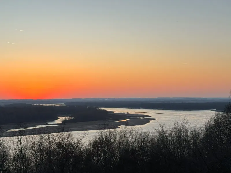 Fort Kaskaskia's Mississippi River Overlook