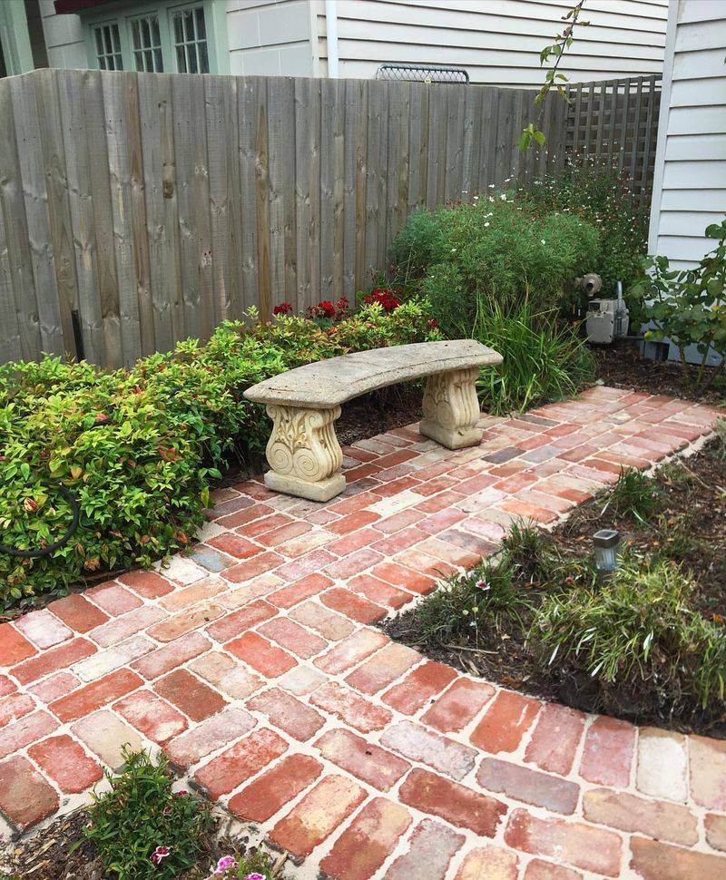 Repurposed Brick Pathways