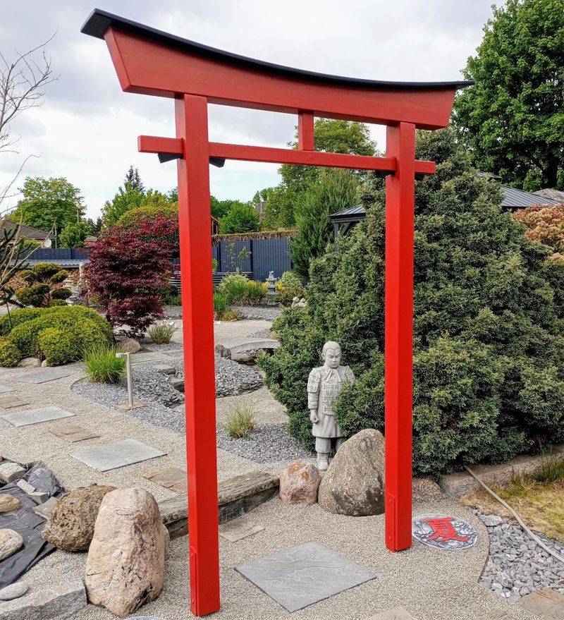 Japanese Torii-Inspired Gateways